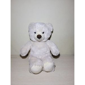 Build A Bear white teddy bear plush soft polar Bear workshop
